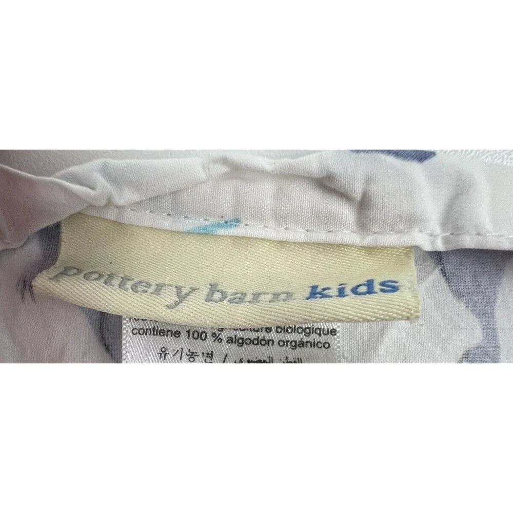 Pottery Barn Kids Warren Dinosaur Full Flat Sheet Cotton